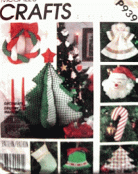 2688 MCCALLS XMAS TREE,  WREATH, SKIRT, ORNAMENTS- ANGEL, DOVE PATTERN uncut